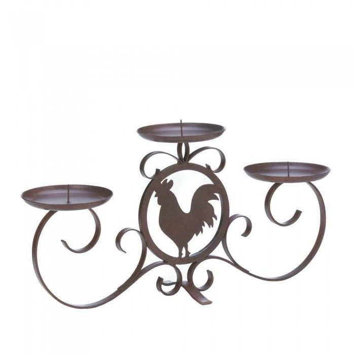 700x700 Rooster Silhouette Candleholder Products Products