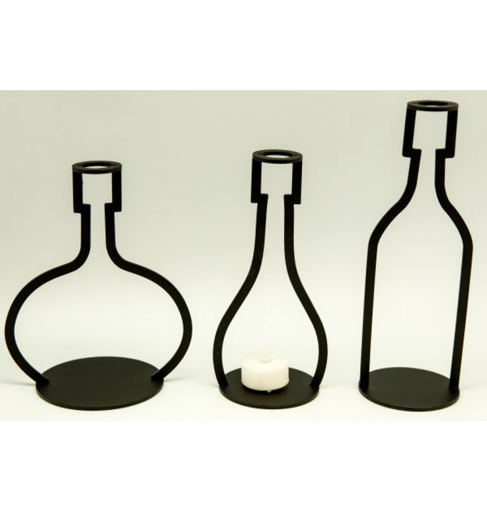 950x1000 Candle Holder Bottle Shape, Set3