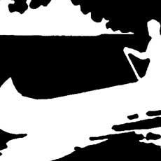 230x230 Vintage Canoe Silhouette Image