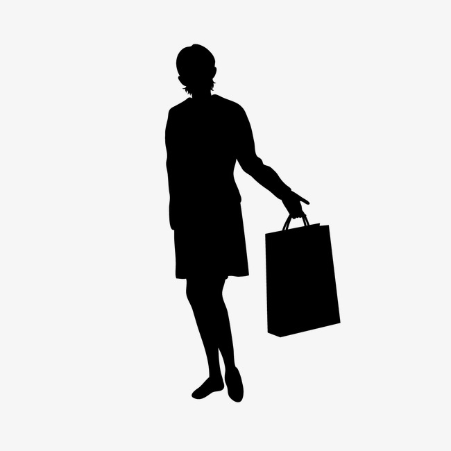 650x650 Cartoon Villain Icon Woman Silhouette Picture Material, Cartoon