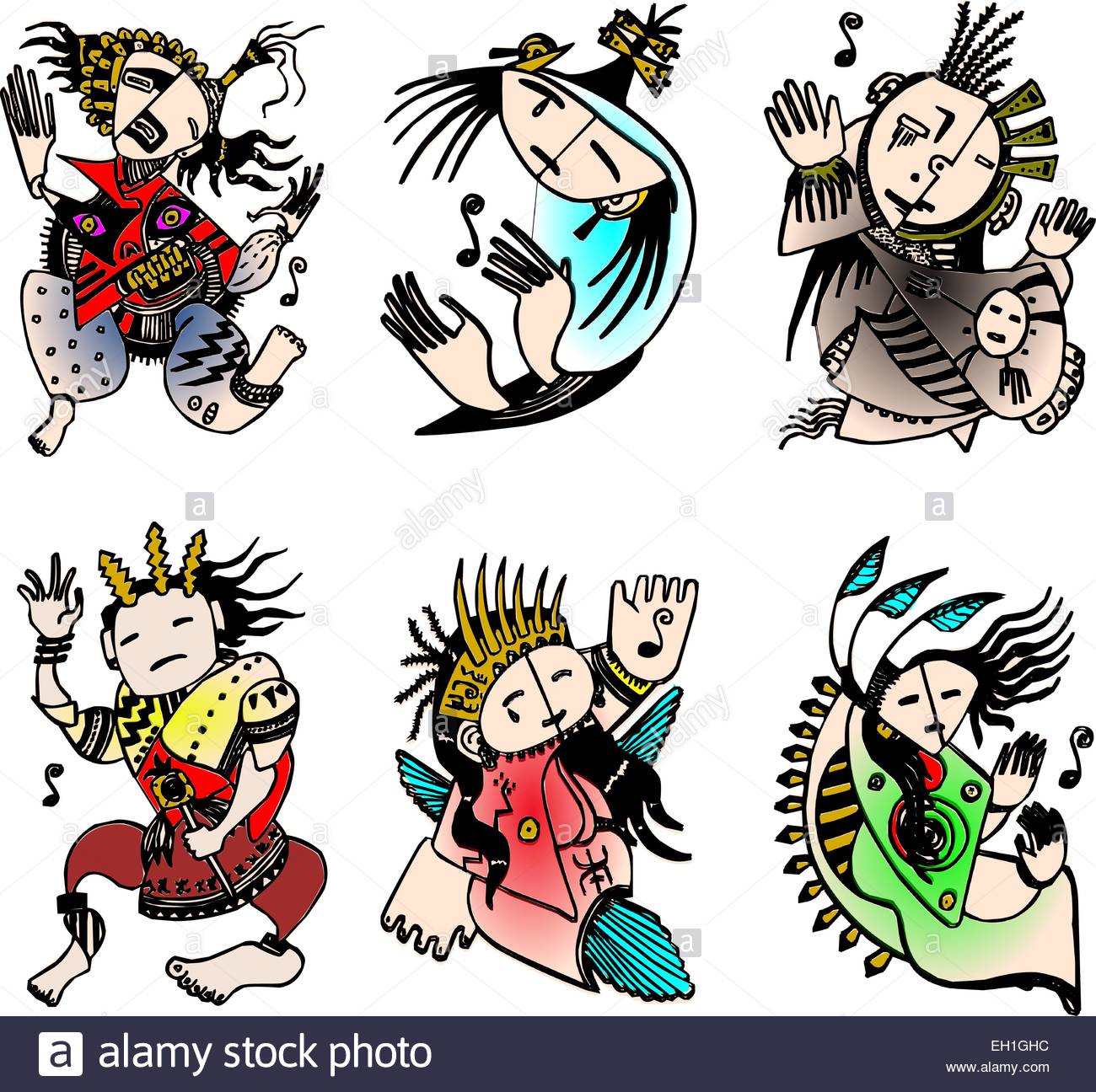 1300x1296 Characters Drawings Silhouette Cartoon Comic Stock Photos