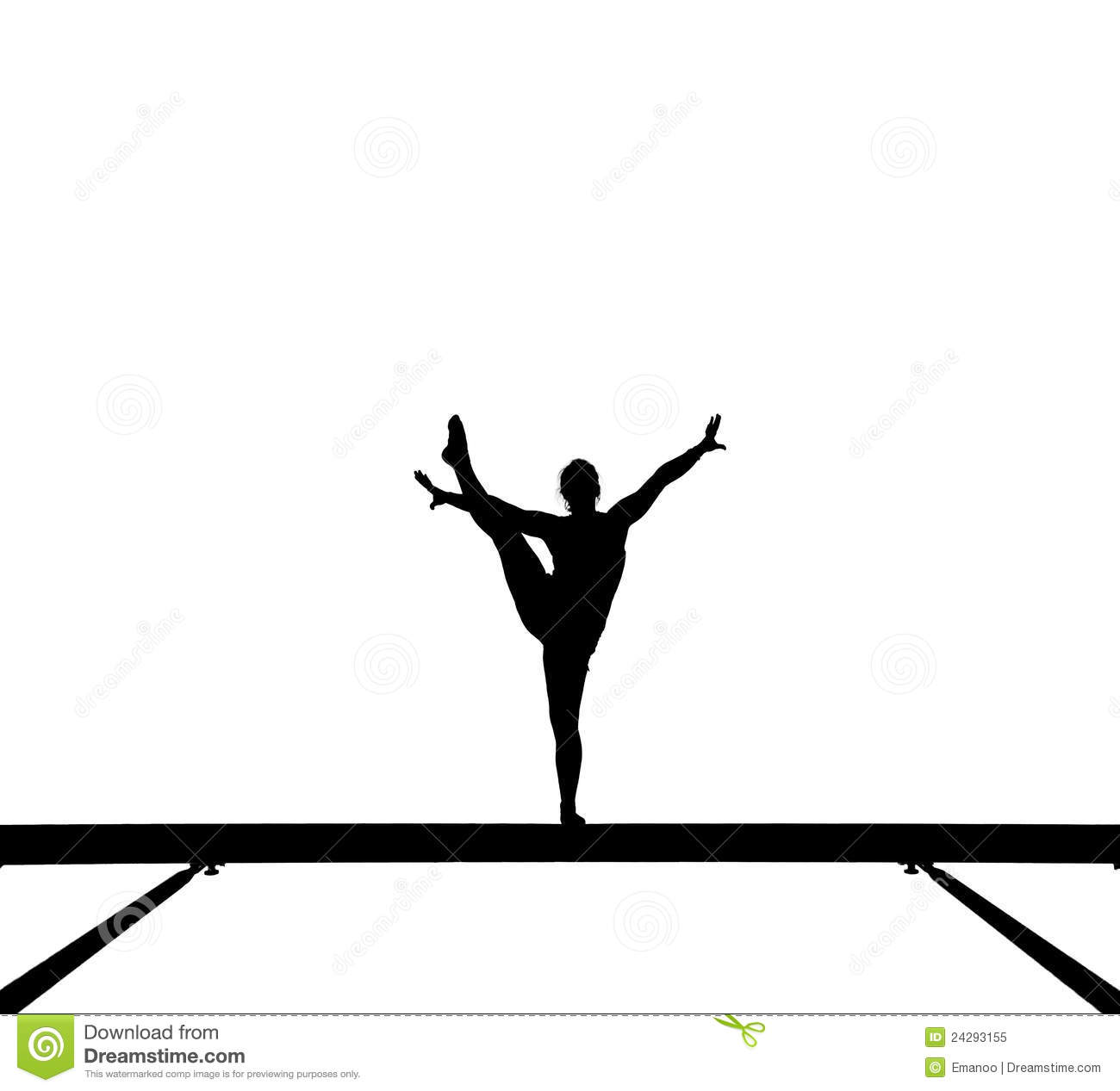 1300x1267 Gymnastics Clipart Balance Beam
