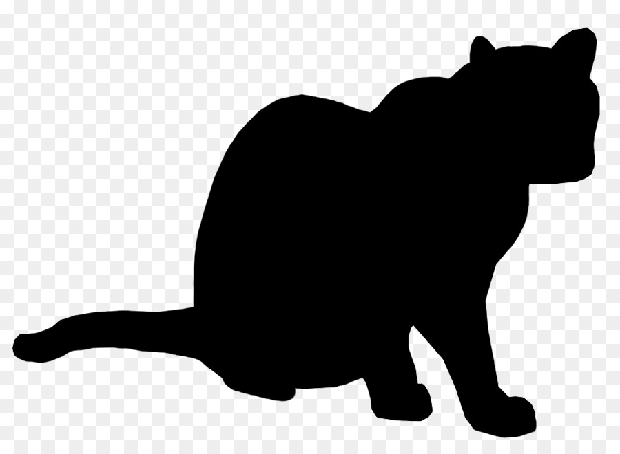 900x660 Silhouette Cat Clip Art
