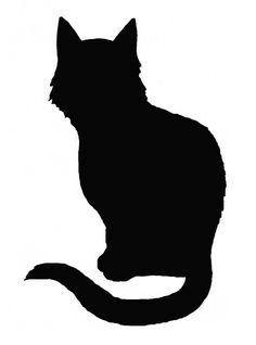 236x318 Silhouettes Of Cat Graphics