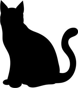 268x300 Image Result For Cat Silhouette Applique Cat
