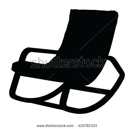 450x434 Rocking Chair Silhouette Chairs Silhouette Six Black Silhouette