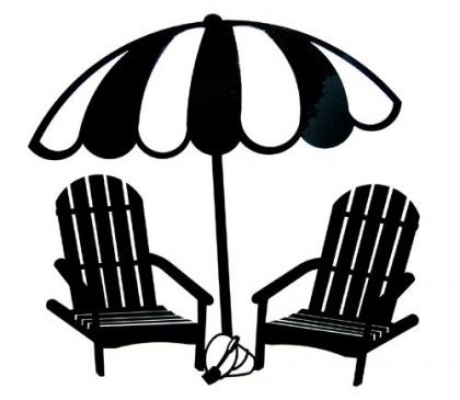 420x365 Beach Chair Silhouette Penaime