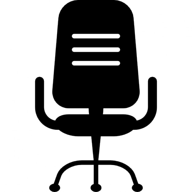 626x626 Office Chair Silhouette Icons Free Download