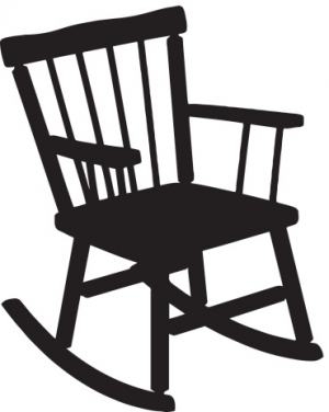 300x376 Rocking Chair Silhouette Png Penaime