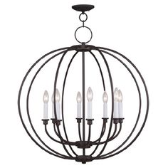 236x236 Fredrick Ramond Fr40578irr Middlefield 9 Light Chandelier In Iron