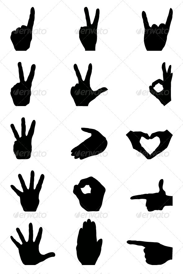 590x886 Hands Silhouettes By Marjan2 Graphicriver