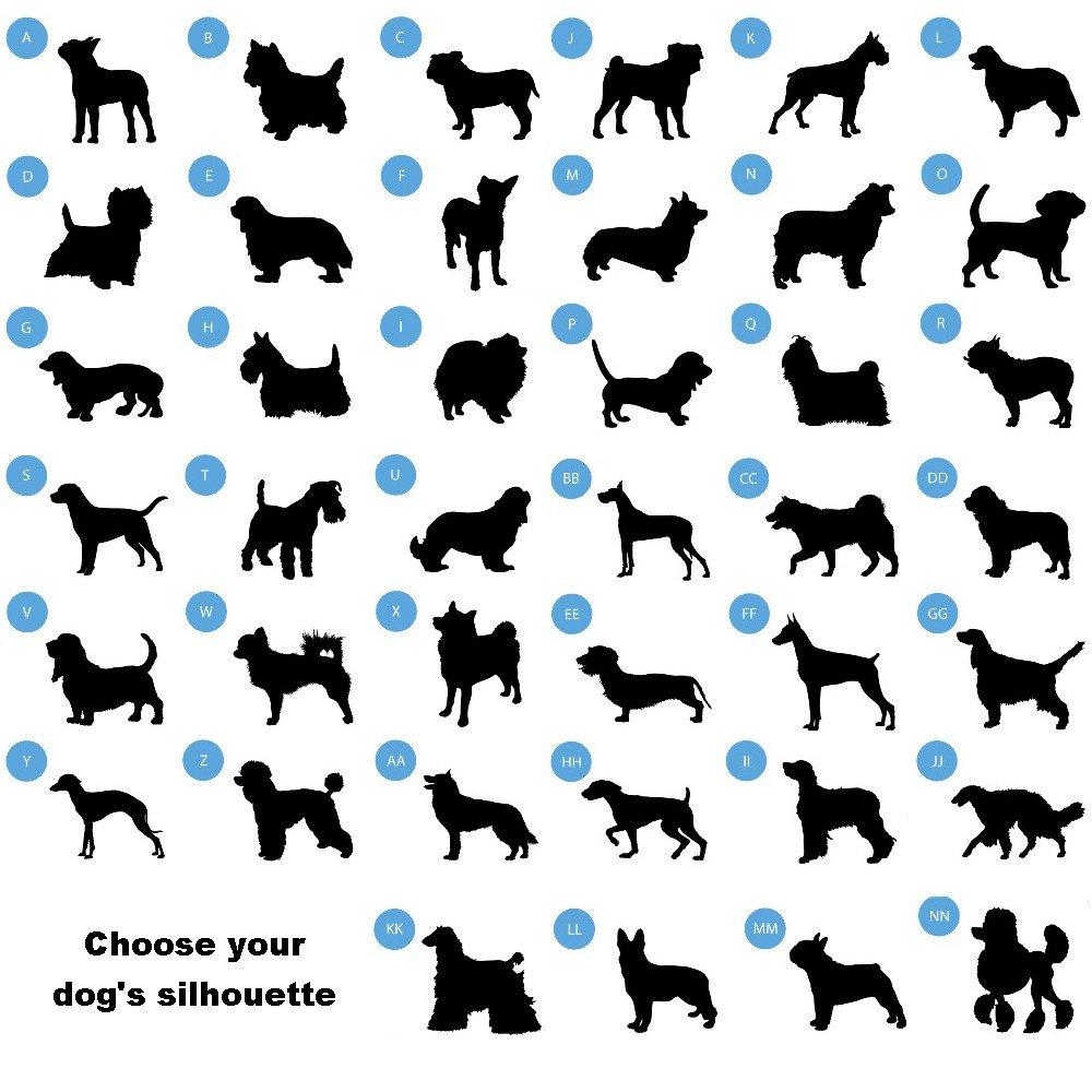1000x1000 Man's Best Friend Silhouette Small Dog Bowl Absoluteawesomestuff
