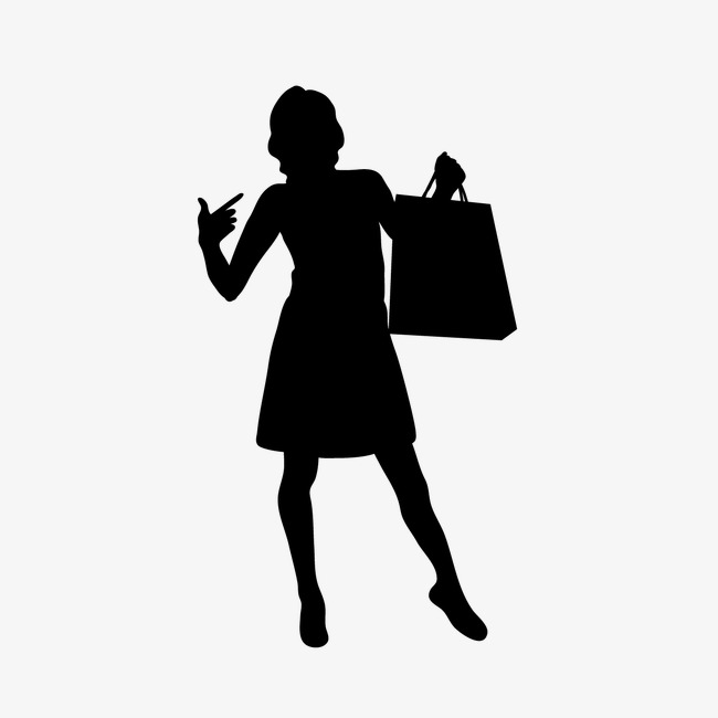 650x650 People Picture People Silhouette Picture Material, Woman
