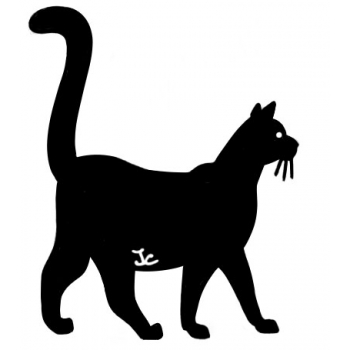 350x350 Silhouette De Chat