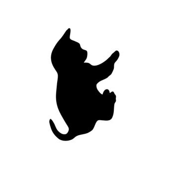 340x340 Ardoise Silhouette Chat