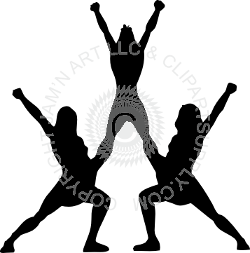 357x361 Stunt Silhouette