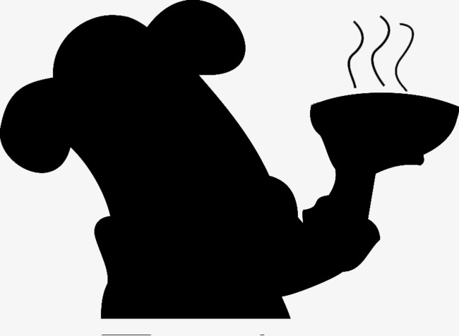 650x476 End Noodles Cook Black Silhouette, Chef, Black, Sketch Png Image