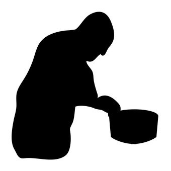 340x340 Free Silhouette Vector Cooking, Kitchen, Chef