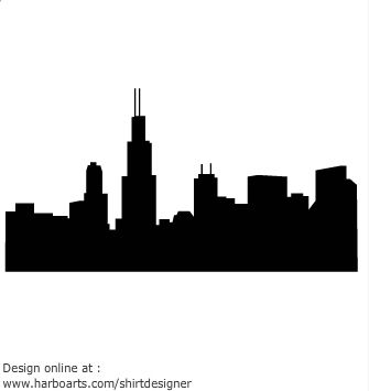 335x355 Chicago Skyline Silhouette Morgans Valpo House Ideas
