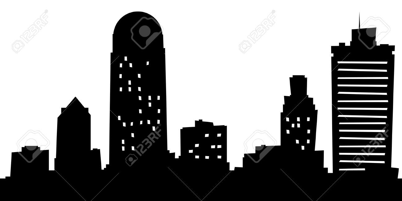1300x650 Chicago Skyline Drawing Lady Near The Lake Showy Silhouette