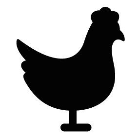 283x283 Chicken Silhouette Silhouette Of Chicken
