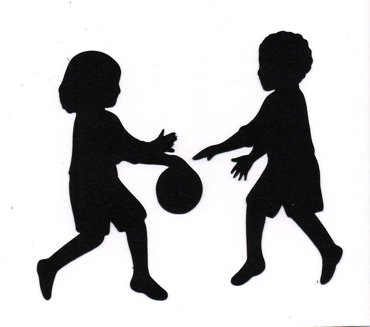 736x651 Children Playing Silhouette Clip Art 101 Clip Art