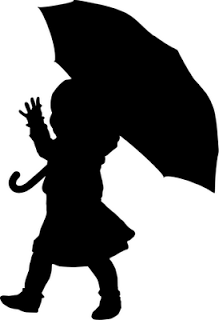 219x320 The Lady Wolf Child With Umbrella Silhouette Svg Free Svg Amp Wpc