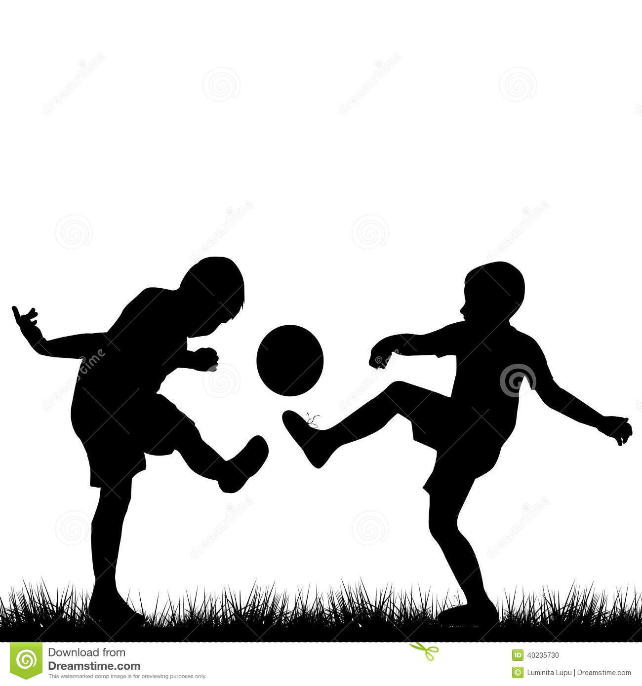 1300x1390 Children Silhouettes Silhouettes Of Two Children Playing