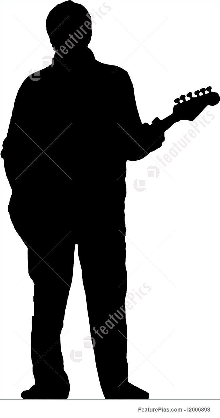 717x1360 Silhouette Of Guitarist Picture