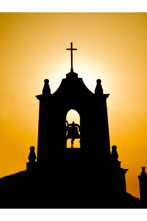 480x720 Bell Tower Silhouette Shutterbug