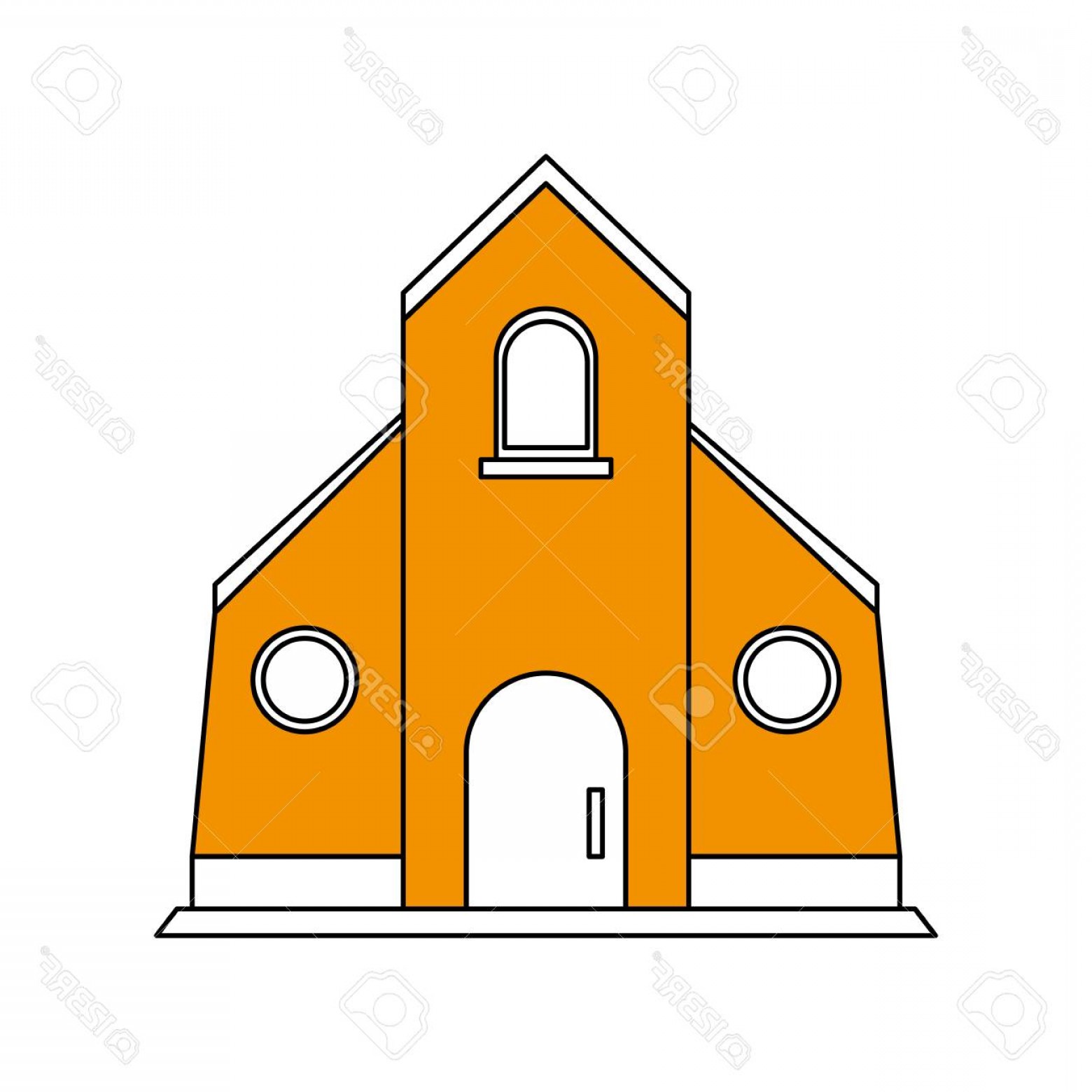 1560x1560 Church Building Vector Silhouettes Lazttweet