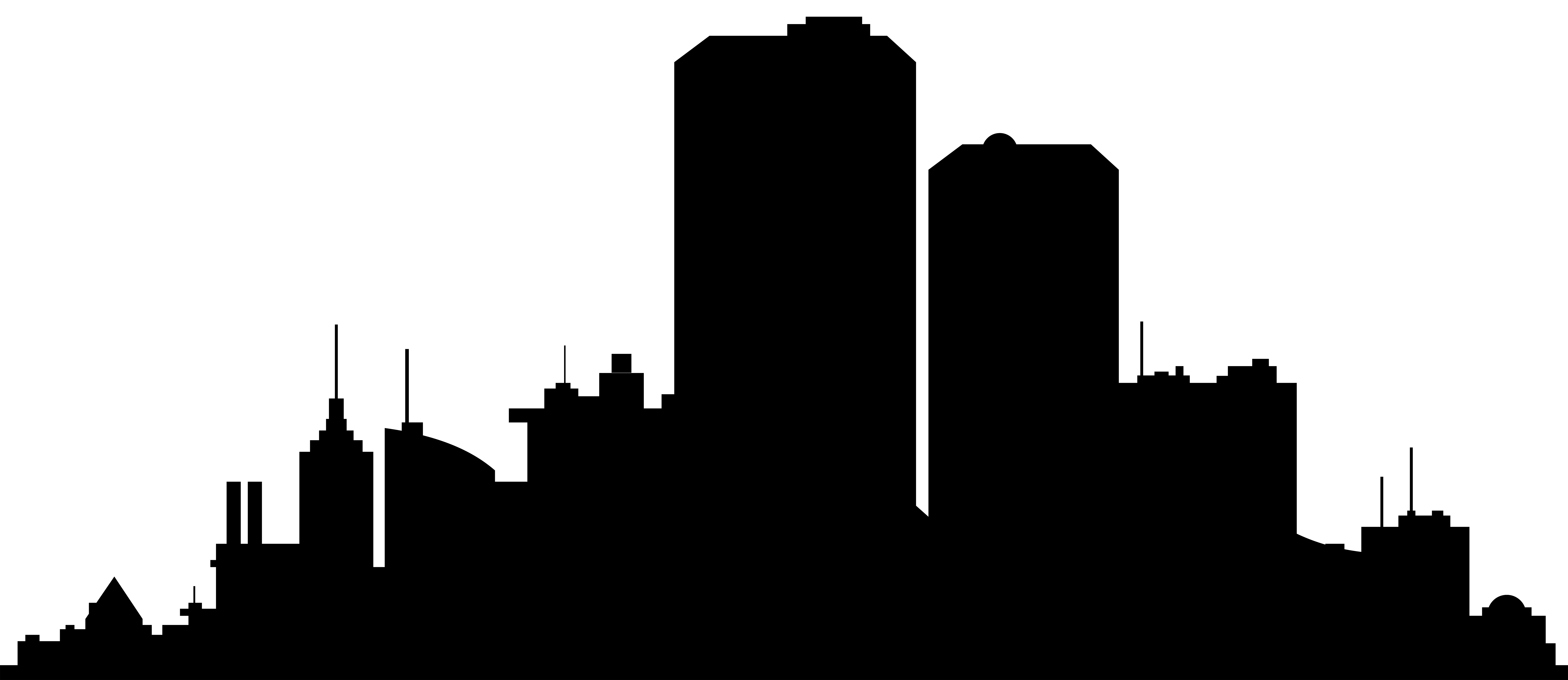 8000x3471 City Scape Silhouette Png Clip Artu200b Gallery Yopriceville