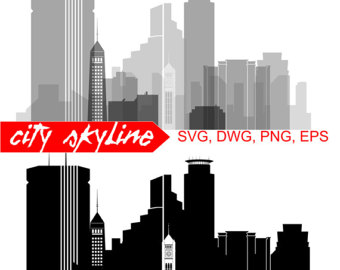 340x270 Dallas Vector Skyline Dallas Svg Silhouette Svg Dxf Eps