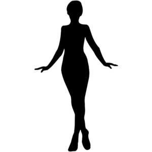 300x300 Free Clipart Woman Silhouette