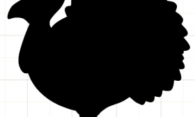 280x168 Turkey Silhouette Clip Art Free 101 Clip Art