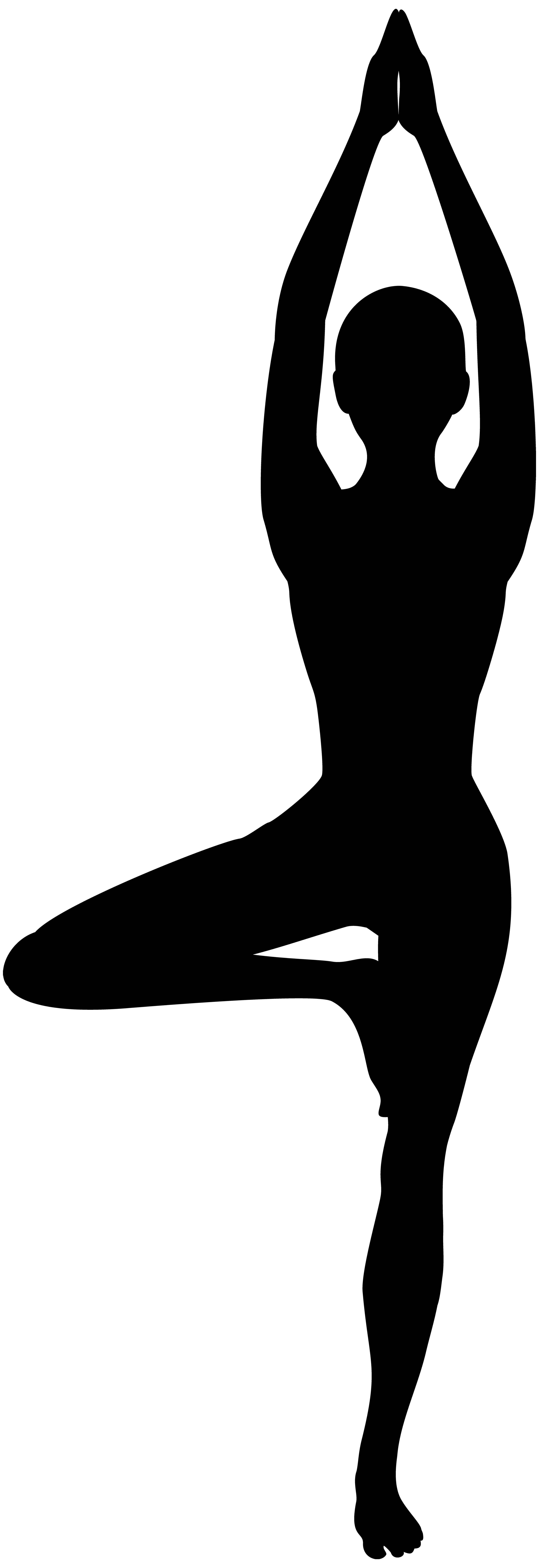 2749x8000 Clipart Of Yoga Silhouette Png Clip Art Gallery Yopriceville High