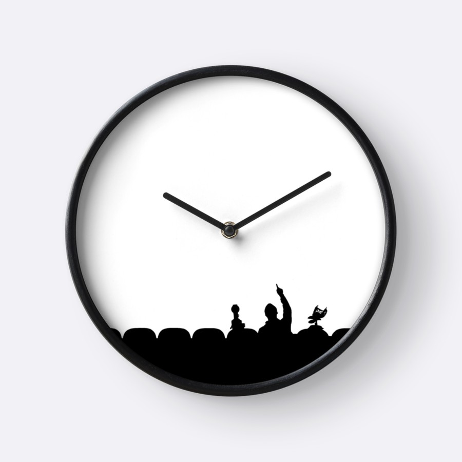 900x900 Mst3k Silhouette Clocks By Crucej Redbubble