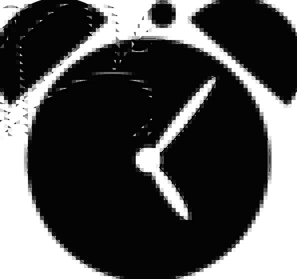 595x558 Alarm, Fear, Timepiece, Silhouette, Outline, Clock, Alarm Clock