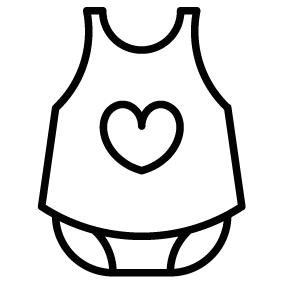 283x283 Girl Clothes Silhouette Silhouette Of Girl Clothes