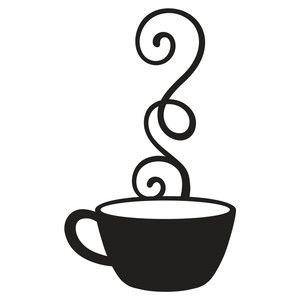 Silhouette Coffee Cup