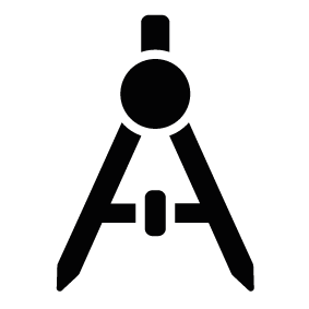 283x283 Drawing Compass Silhouettes Silhouettes Of Drawing Compass Free