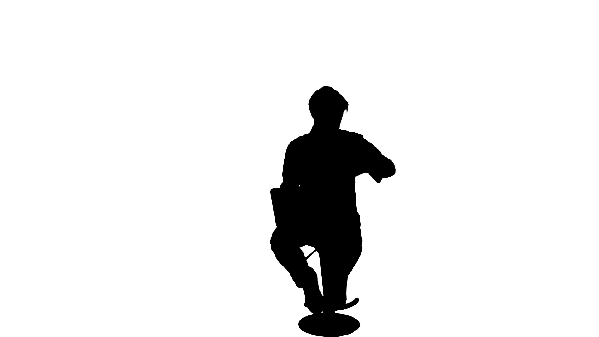 1920x1080 Working Computer Business Man Silhouette