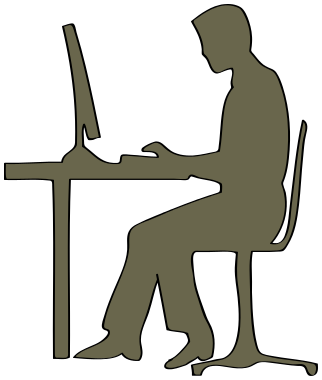 322x380 Man On Computer Silhouette