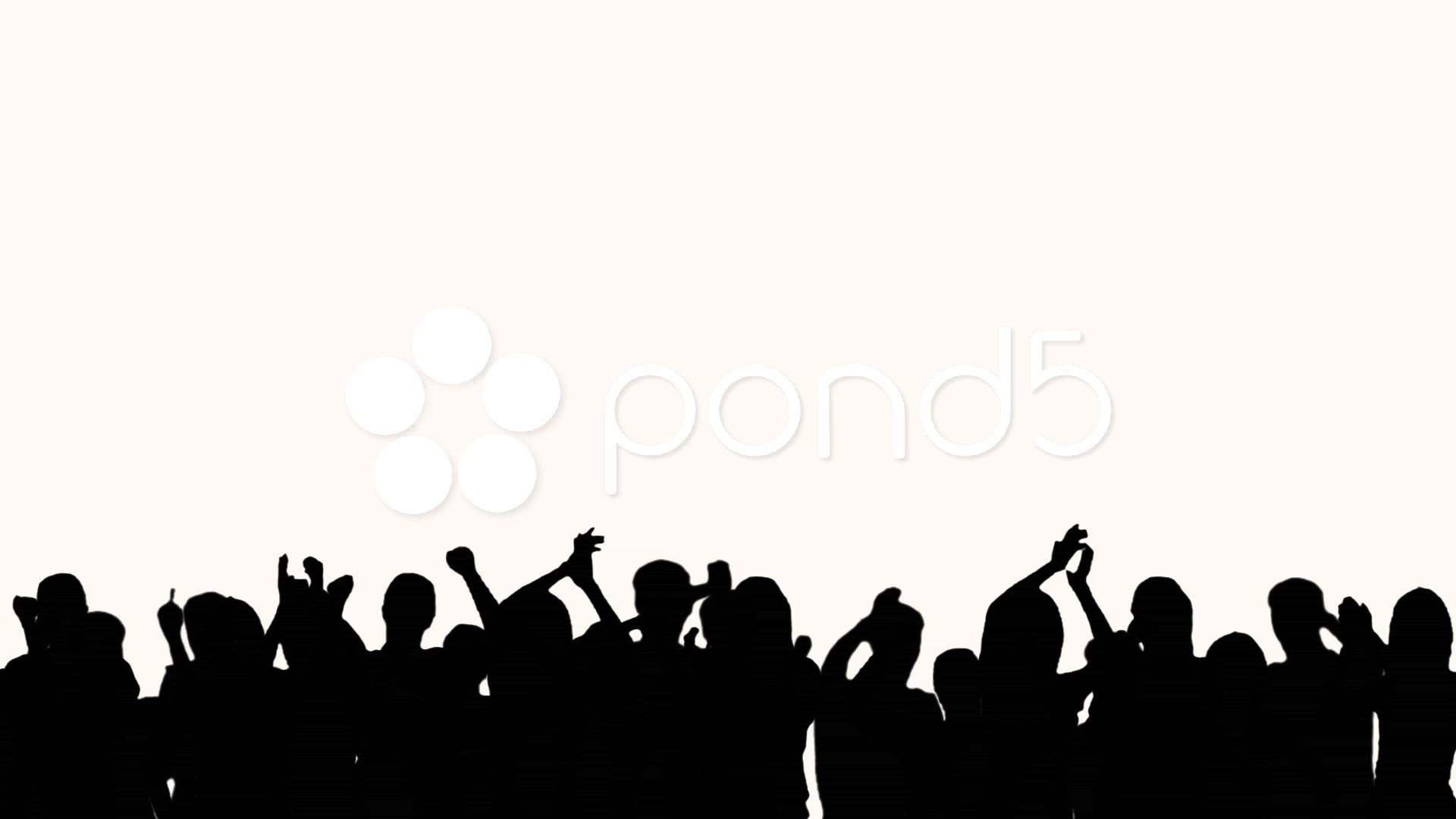 1920x1080 Concert Crowd Silhouette Vector