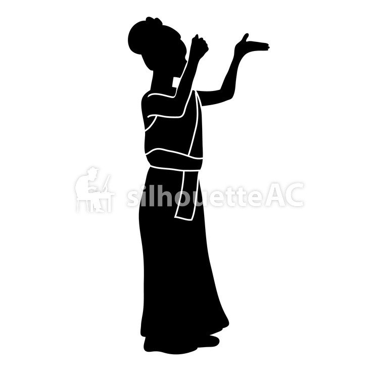 750x750 Free Silhouette Vector Icon, Asian, Ethnic