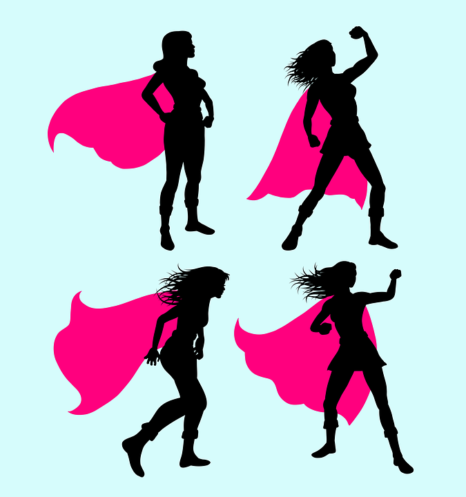 675x720 Free Photo Girl Silhouette Hero Wing Super Superhero Costume