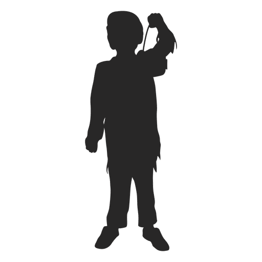512x512 Girl Halloween Costume Silhouette 1