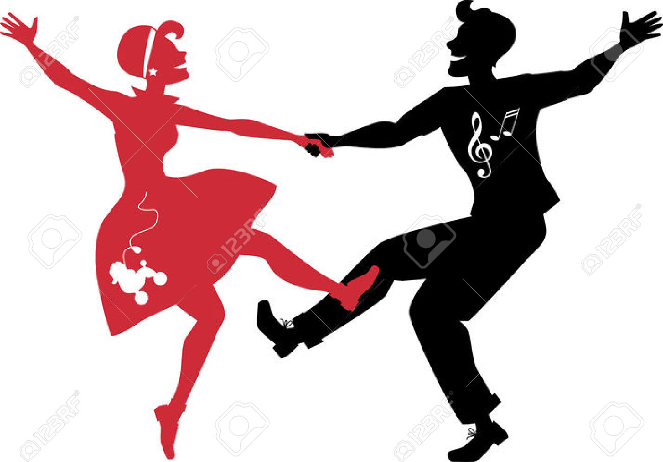 1300x906 Dancing Silhouette Clipart