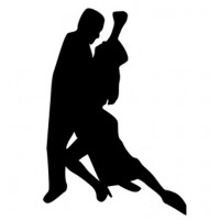 200x200 People Silhouette Cardboard Cutouts