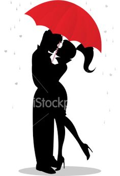 236x347 Umbrella Couple Stencil Paint Stenciling, Couples